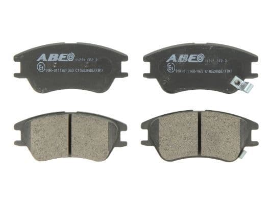 set placute frana,frana disc ABE C10520ABE