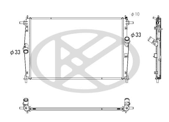 Radiator, racire motor KOYORAD PL063748