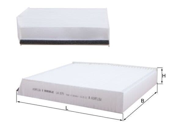 Filtru, aer habitaclu KNECHT LA 879