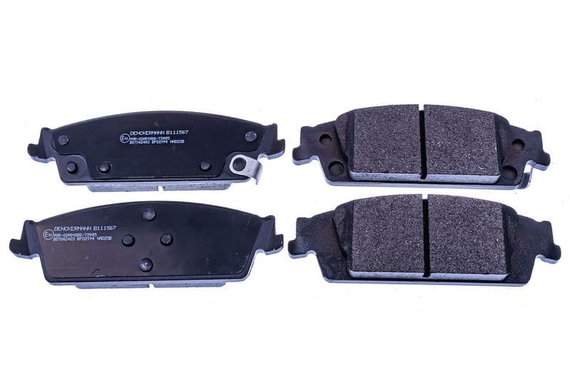 set placute frana,frana disc DENCKERMANN B111567