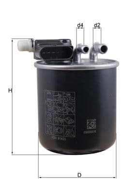 filtru combustibil MAHLE KL 948