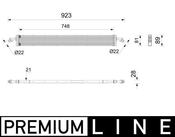 Radiator, racire motor MAHLE BEHR *** PREMIUM LINE *** CR 2807 000P