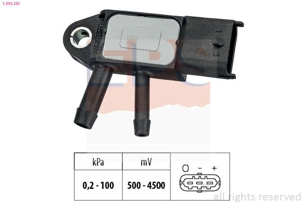 senzor presiune aer EPS Made in Italy - OE Equivalent 1.993.291