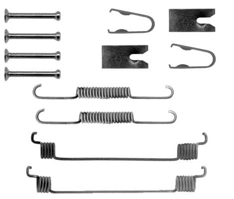 Set accesorii, sabot de frana TRW SFK323