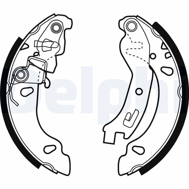 Set saboti frana DELPHI LS1970