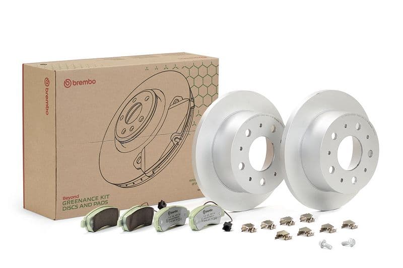 Set frana, frana disc BREMBO BEYOND LINE - Greenance KT 10 004
