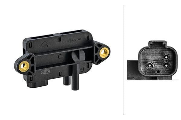 Senzor, presiune gaze evacuare HELLA 6PP 009 409-681