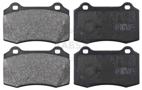 set placute frana,frana disc ABS 37691