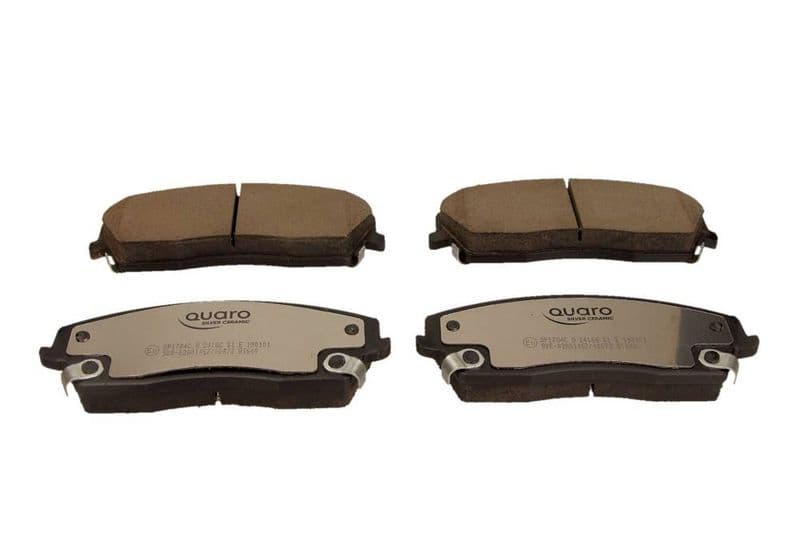 set placute frana,frana disc QUARO SILVER CERAMIC QP1784C