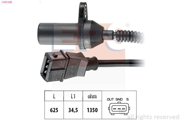 Senzor impulsuri, arbore cotit EPS Made in Italy - OE Equivalent 1.953.285
