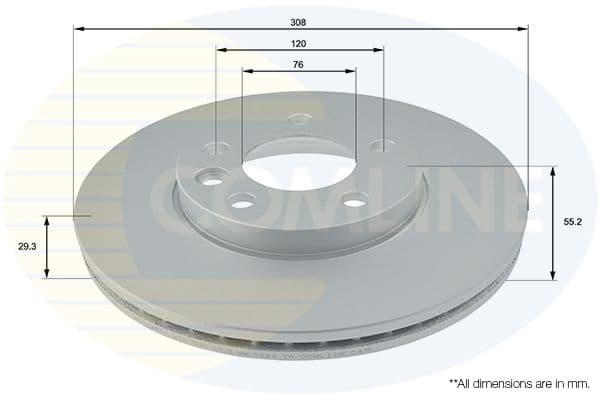 Disc frana COMLINE ADC1451V