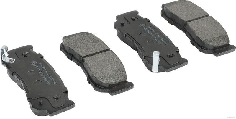 set placute frana,frana disc HERTH+BUSS JAKOPARTS J3610517