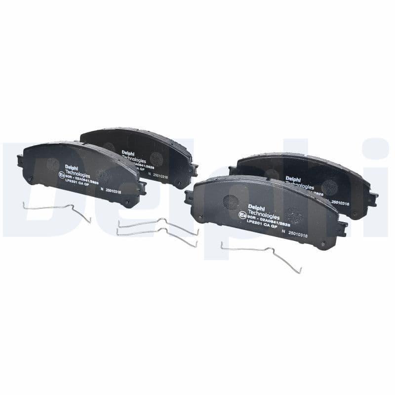 set placute frana,frana disc DELPHI LP2201