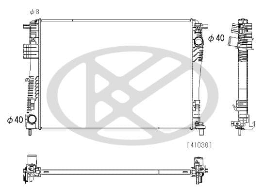 Radiator, racire motor KOYORAD PL333378