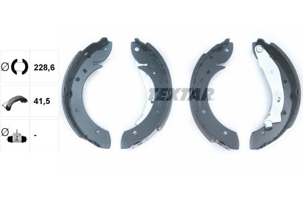 Set saboti frana TEXTAR 91053900