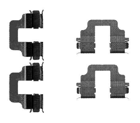 Set accesorii, placute frana TEXTAR 82073200
