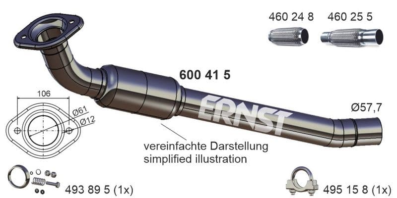 Racord evacuare ERNST 600415