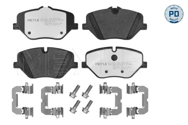 set placute frana,frana disc MEYLE 025 266 9519/PD