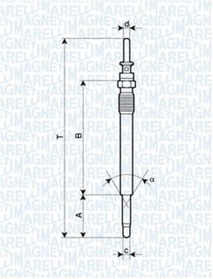 Bujie incandescenta MAGNETI MARELLI 062900009304