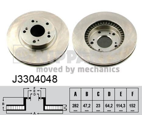 Disc frana NIPPARTS J3304048
