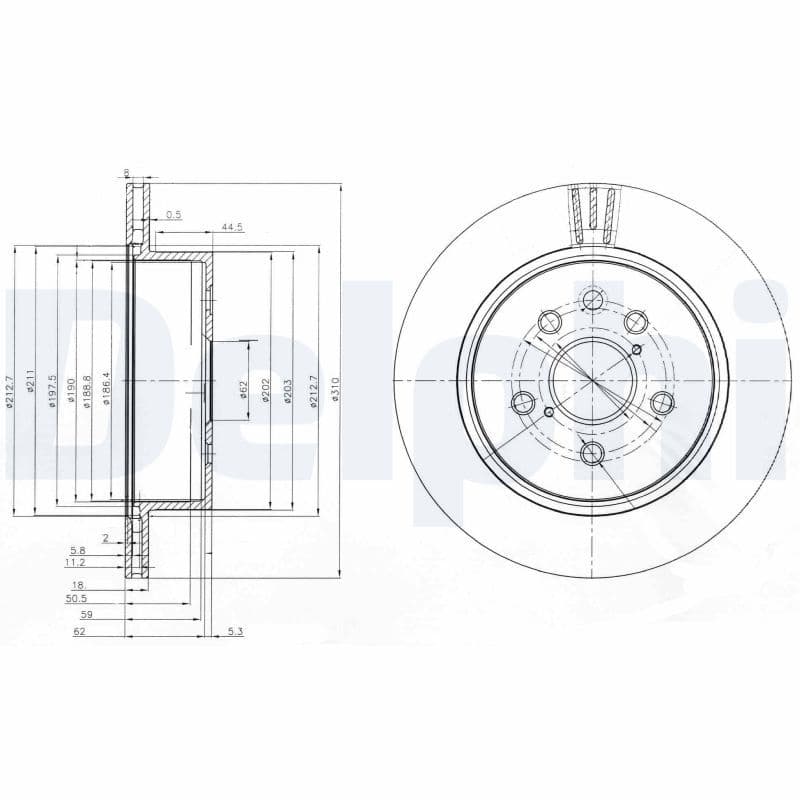 Disc frana DELPHI BG4024