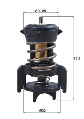 termostat,lichid racire MAHLE BEHR TX 251 94D