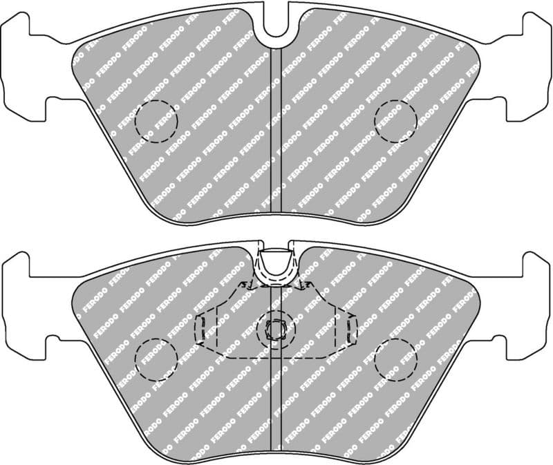 set placute frana,frana disc FERODO FDS1073