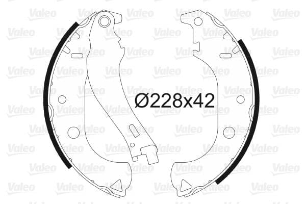 Set saboti frana VALEO 562806