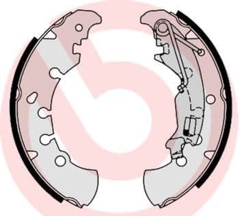 Set saboti frana BREMBO ESSENTIAL LINE S 23 555