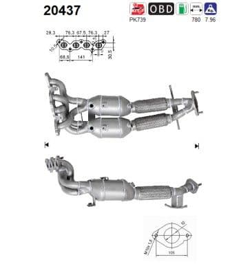 Catalizator AS-PL 20437