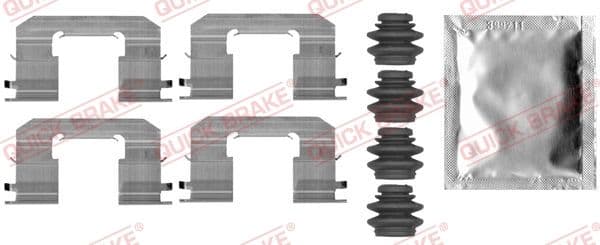 Set accesorii, placute frana QUICK BRAKE 109-0006