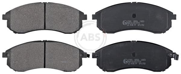 set placute frana,frana disc ABS 37481
