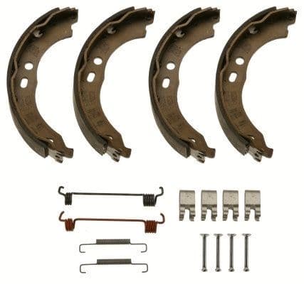 Set saboti frana, frana de mana TRW GS8744