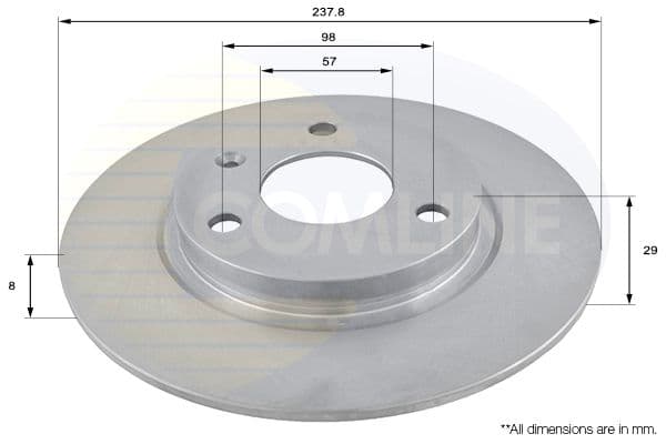 Disc frana COMLINE ADC1501