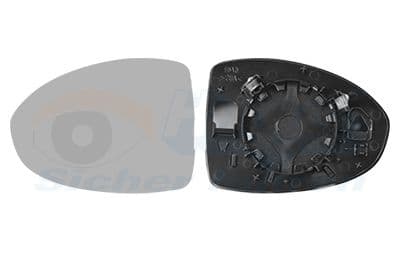 Sticla oglinda, oglinda retrovizoare exterioara VAN WEZEL * HAGUS * 1648831