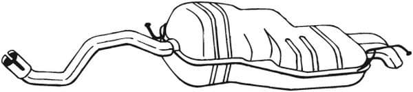 Toba esapament finala BOSAL 279-107