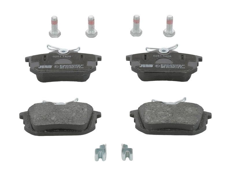 set placute frana,frana disc JURID 571941J