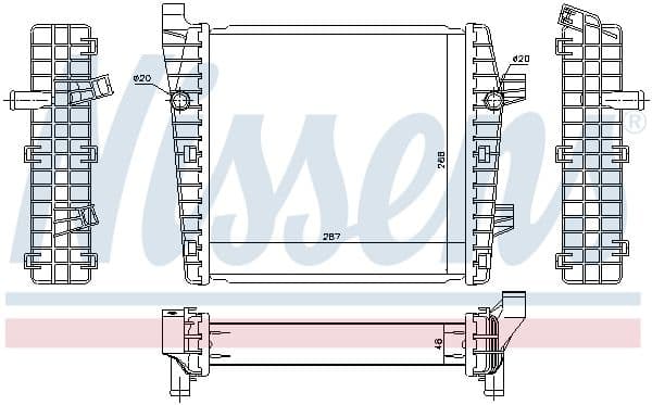 Radiator, racire motor NISSENS 65320