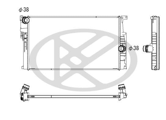 Radiator, racire motor KOYORAD PL423272