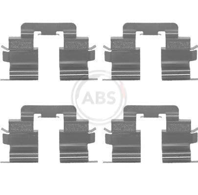 Set accesorii, placute frana ABS 1215Q