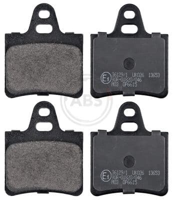 set placute frana,frana disc ABS 36129/1