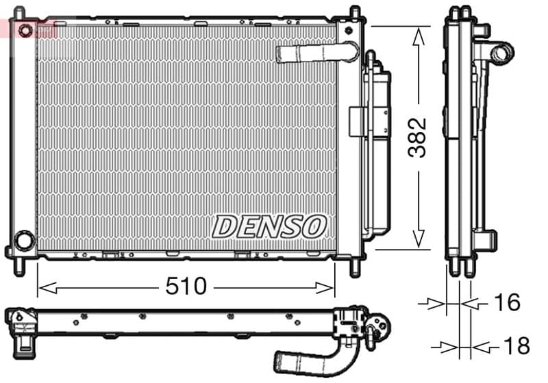 Modul racire DENSO DRM46101