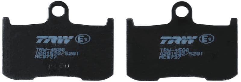 set placute frana,frana disc TRW Organic Allround MCB737