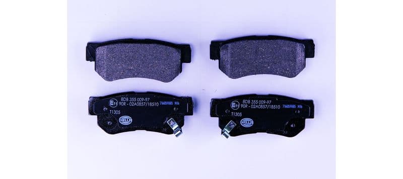 set placute frana,frana disc HELLA-PAGID 8DB 355 009-971