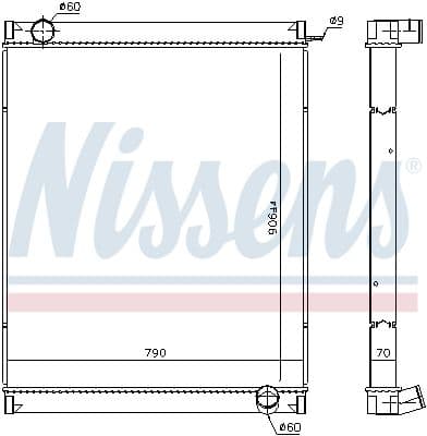 Radiator, racire motor NISSENS 63444