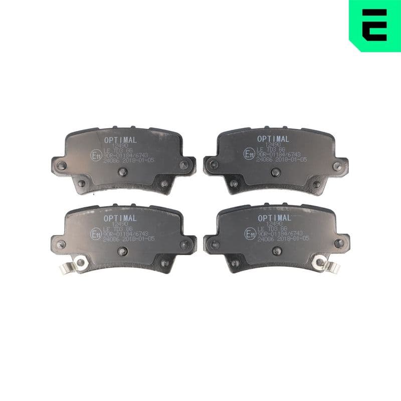 set placute frana,frana disc OPTIMAL BP-12490