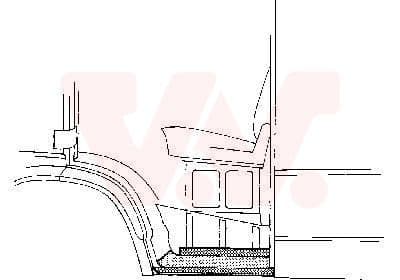 Placă de prag VAN WEZEL 3070101