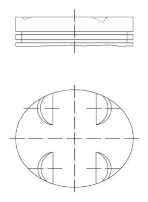 Piston MAHLE 005 24 00