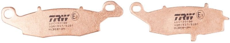 set placute frana,frana disc TRW Sinter Street MCB681SH
