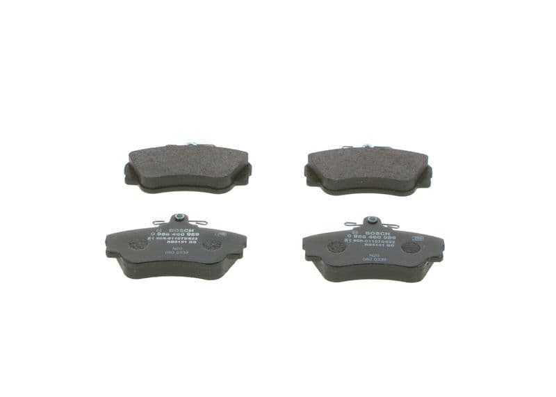set placute frana,frana disc BOSCH 0 986 460 989